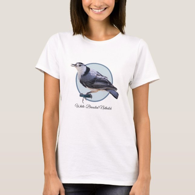Camiseta Nuthatch de Brecha Branca (Frente)