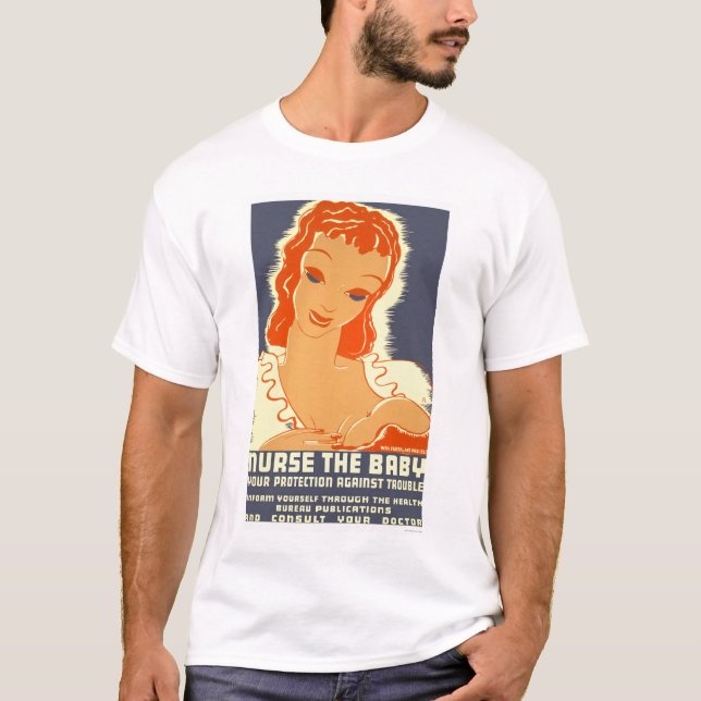 Camiseta Nutra o bebê WPA 1938 (Frente)