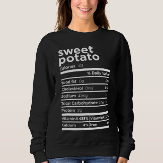 Camiseta Nutrição De Batata Doce Fata Engraçada, Ação De Gr