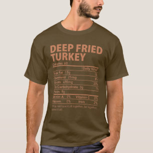 Camiseta Nutrição de Comida de Ação de Graças de Turquia Fe