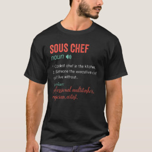 Camiseta Nutrição de Nova Definição para Chef de Sous