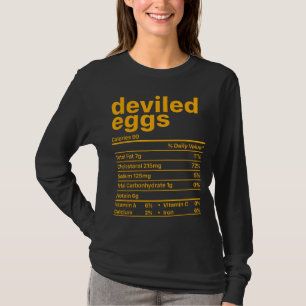 Camiseta Nutrição de Ovos Develados Fala Comida Engraçada G