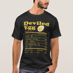 Camiseta Nutrição de Ovos Devilados Fala Engraçado Ação de