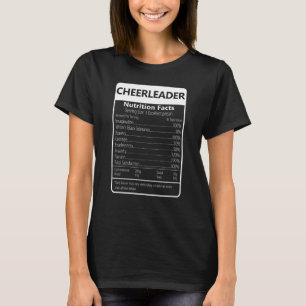 Camiseta Nutrição do cheerleader Fala A Grafia Sarcástica