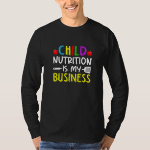 Camiseta Nutrição Infantil É Meu Negócio Cafeteria da Escol