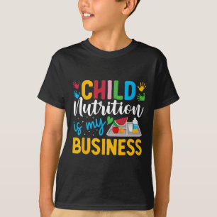 Camiseta Nutrição Infantil é Meu Negócio Senhora do Almoço