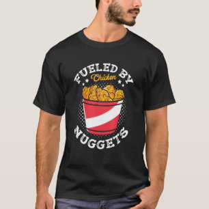 Camiseta Nutrição Por Nuggets De Frango Frito Snack Nuggies