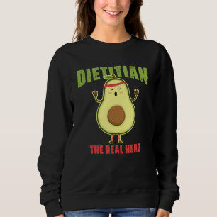 Camiseta Nutricionista de Abacate Herói Real Nutricionista 