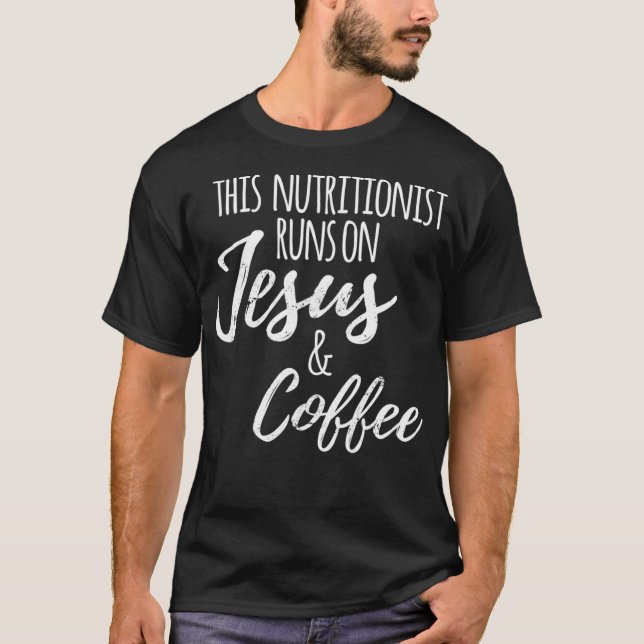 Camiseta Nutricionista de presentes de café (Frente)