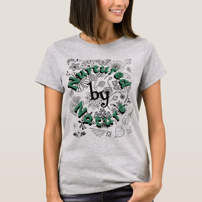 Camiseta Nutrida Pela Natureza (Frente)