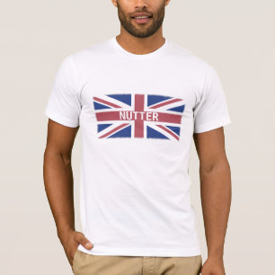 Camiseta Nutter — British Slang Humor and Flag