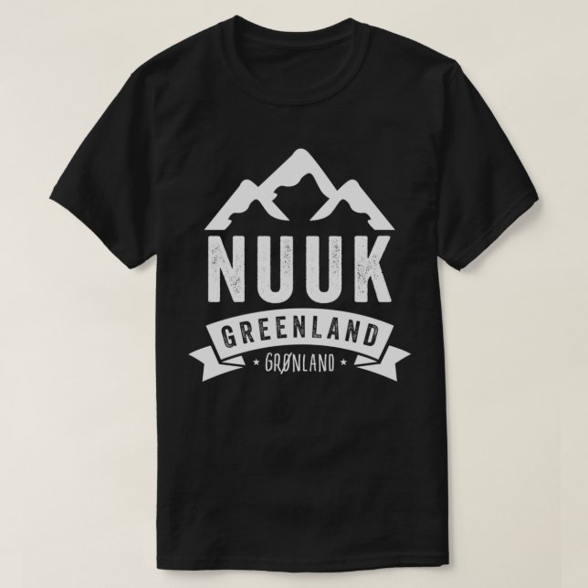Camiseta Nuuk Groenlândia (Frente do Design)