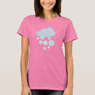 Camiseta nuvem da neve