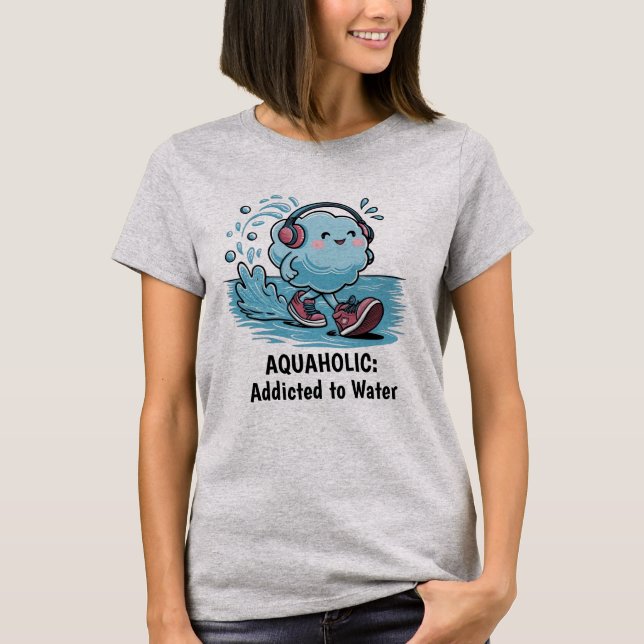 Camiseta Nuvem de Cartoon Engraçada (Frente)