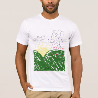 Camiseta nuvem de chuva