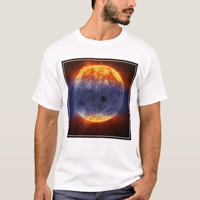Camiseta Nuvem De Gás De Hidrogênio Do Exoplaneta Gj 3470b (Frente)