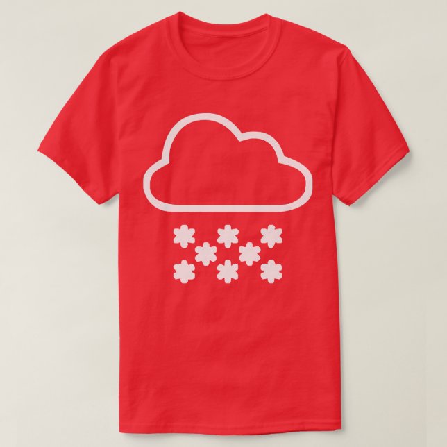 Camiseta Nuvem de Neve (Frente do Design)