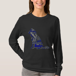 Camiseta Nuvem de Palavras de rouco