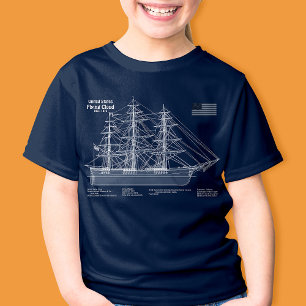 Camiseta Nuvem de Voo de Entrega do Clipper - ABD de Bluepr