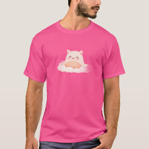 Camiseta Nuvem Feliz – Conceito de Céu Caprichoso Fofo