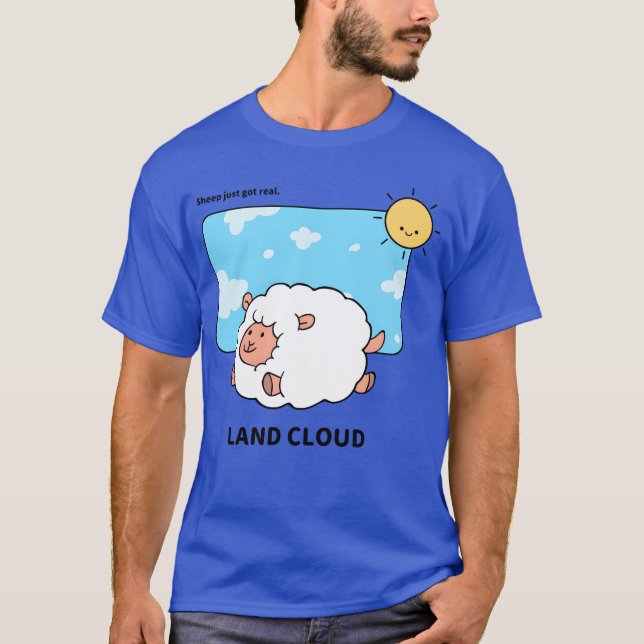 Camiseta Nuvem Terrestre Animais Fofos vintage (Frente)
