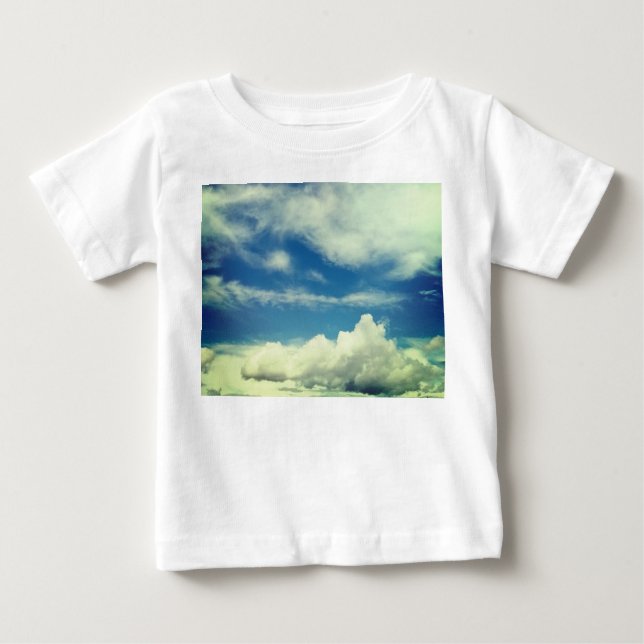 Camiseta Nuvens brancas, num céu azul (Frente)