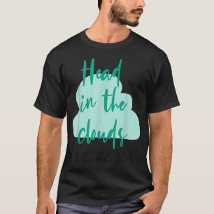 Camiseta Nuvens Cristãs Faith Colossians Bíblia Verse - Wo