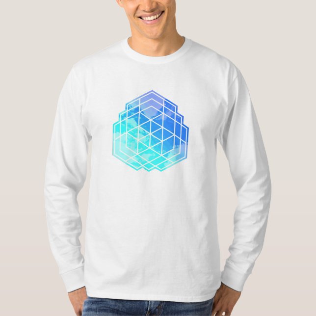 Camiseta Nuvens de Geometria (Frente)