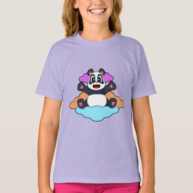 Camiseta Nuvens de Panda (Frente)