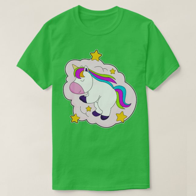 Camiseta Nuvens de Unicórnio 2 (Frente do Design)