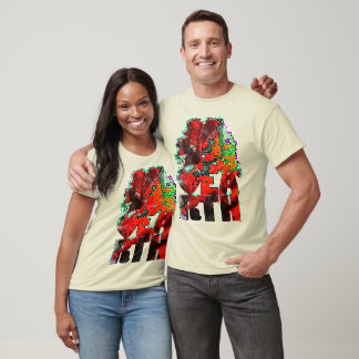 Camiseta Nuvens Leves - Laranja