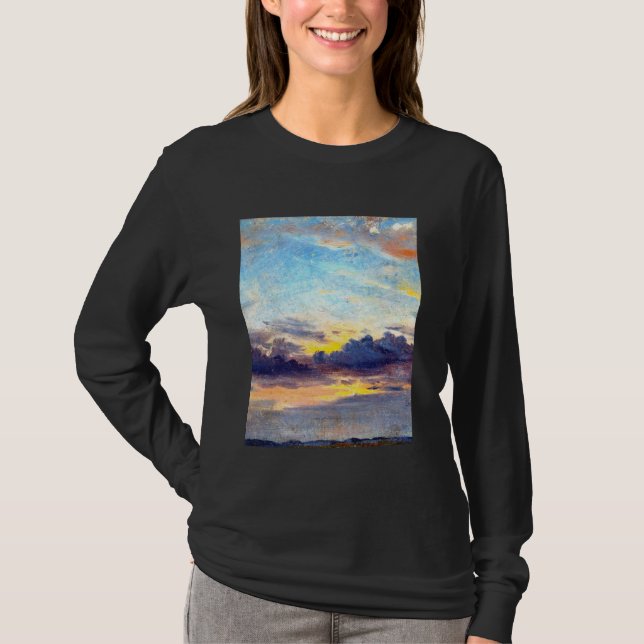 Camiseta Nuvens no Sunset John Constable Romantismo Landsc (Frente)