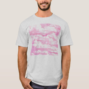 Camiseta Nuvens Rosa Rosa Festivas