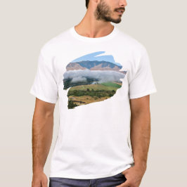 Camiseta Nuvens sobre o rio Flathead