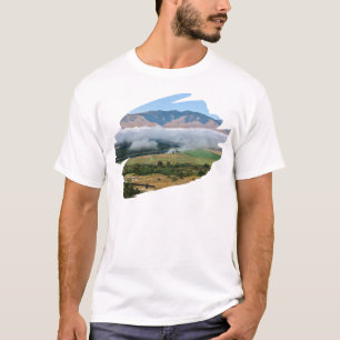 Camiseta Nuvens sobre o rio Flathead