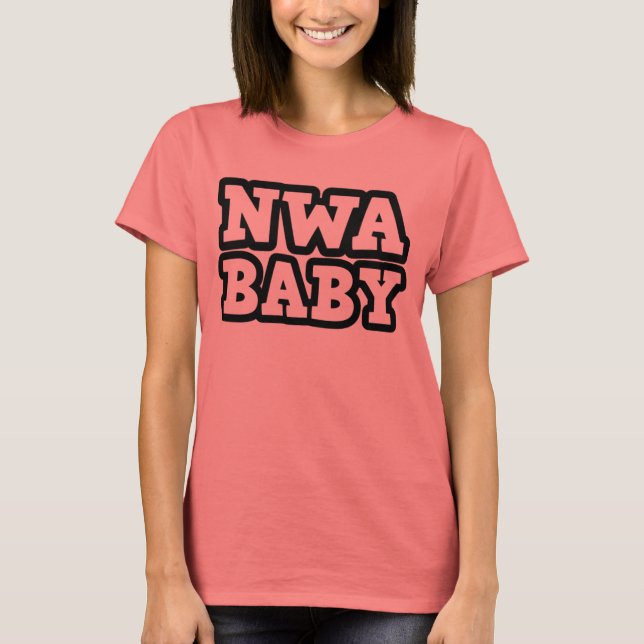Camiseta Nwa Baby Personalizado Da Fullrace (Frente)