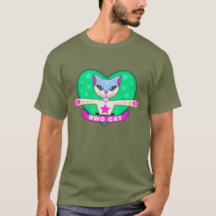 Camiseta NWO Cat (escuro)
