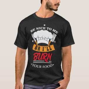 Camiseta ny Chef Cook Piada Kitchen chef (fêmea)