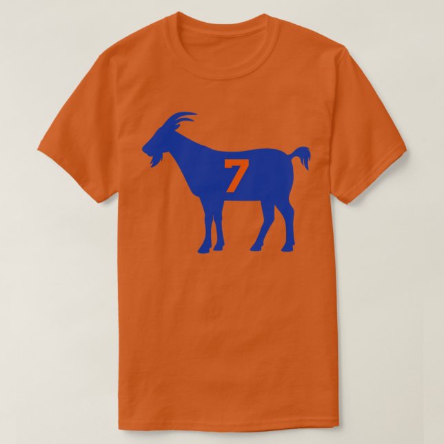 Camiseta NY GOAT 7 White (Frente do Design)