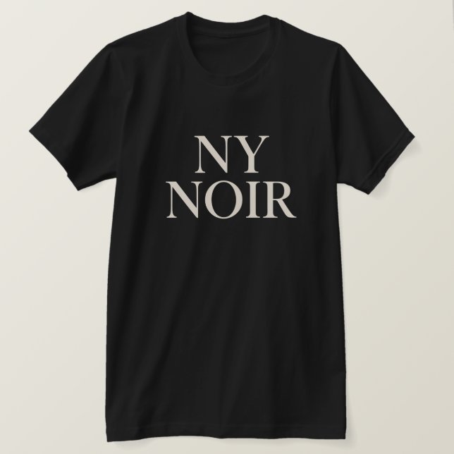 Camiseta NY Noir (Frente do Design)