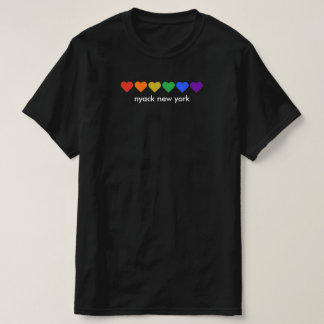 Camiseta Nyack New York Rainbow Pride Heats