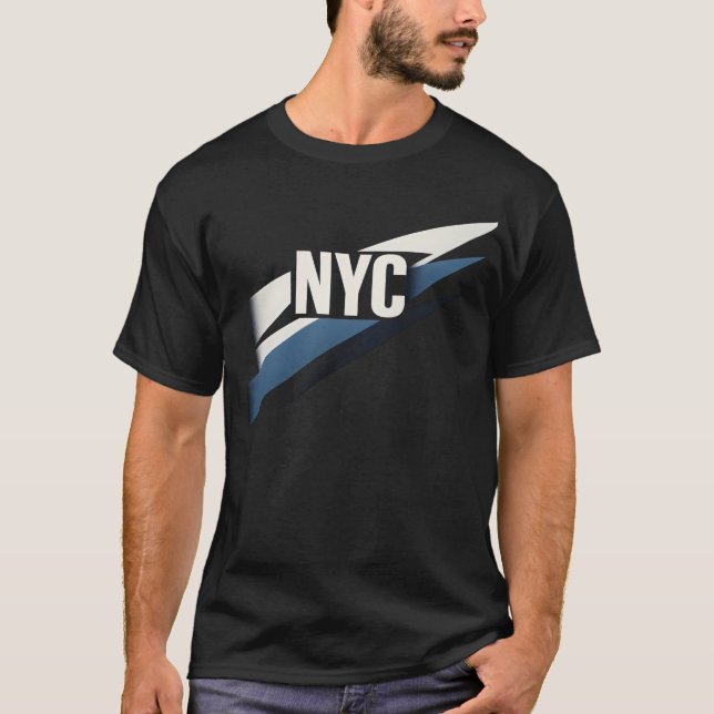Camiseta NYC Axis — Architectural Motion Streetwear (Frente)