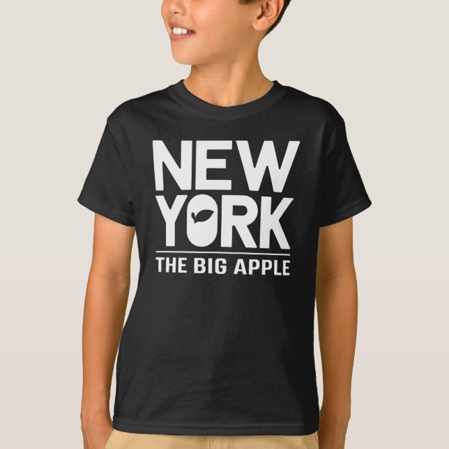 Camiseta NYC Bold "The Big Apple" (Frente)