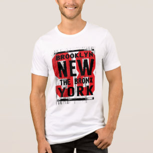 Camiseta NYC Boroughs Grit Tee - Estilo Urbano Negrito