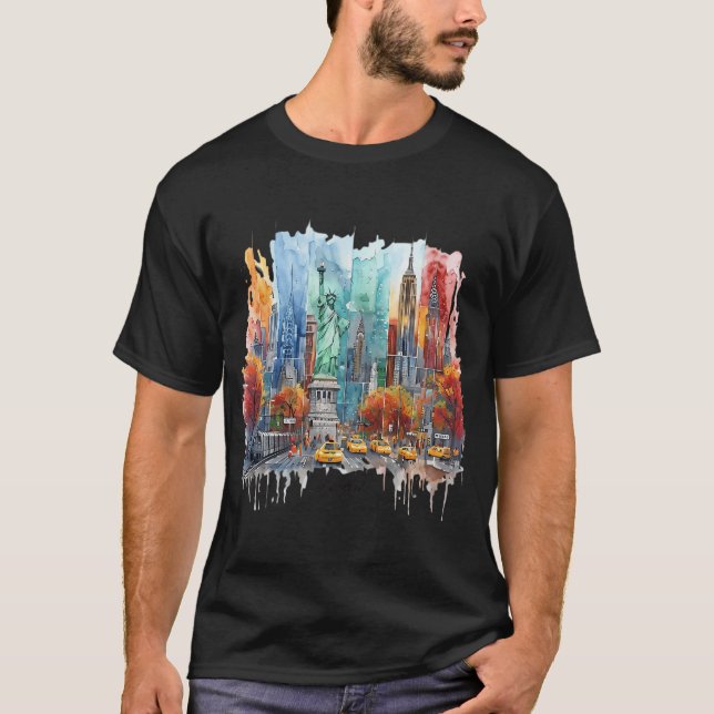 Camiseta NYC - Cidade de Nova York (Frente)