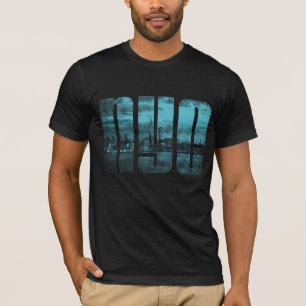 Camiseta NYC com skyline