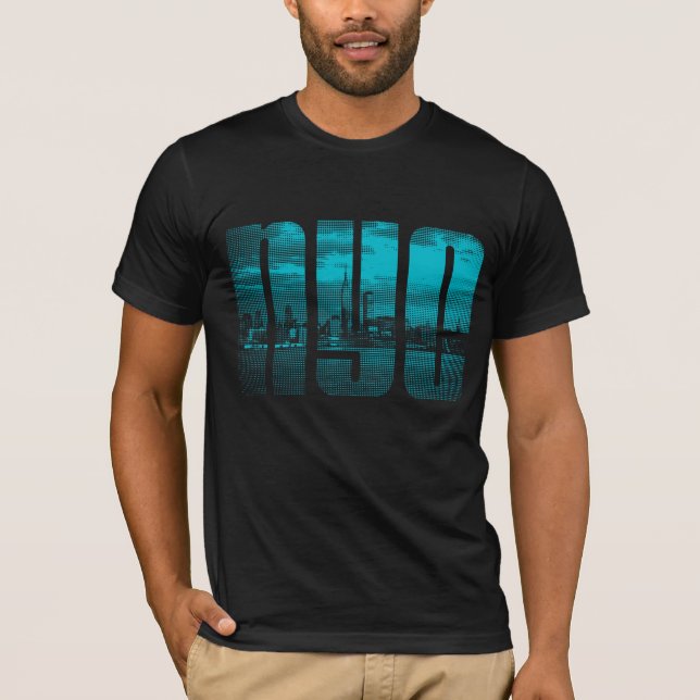 Camiseta NYC com Skyline (Frente)