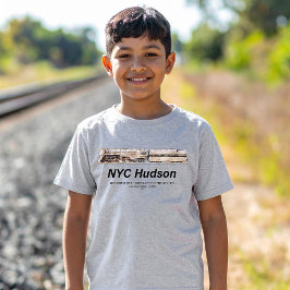 Camiseta NYC Dreyfuss Hudson Steam Locomotive. Profile