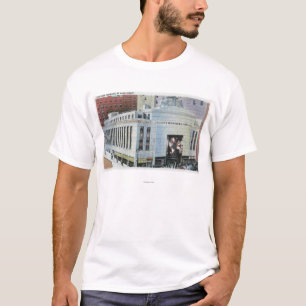Camiseta NYC, ideia nova da rua de York42nd dos terminais