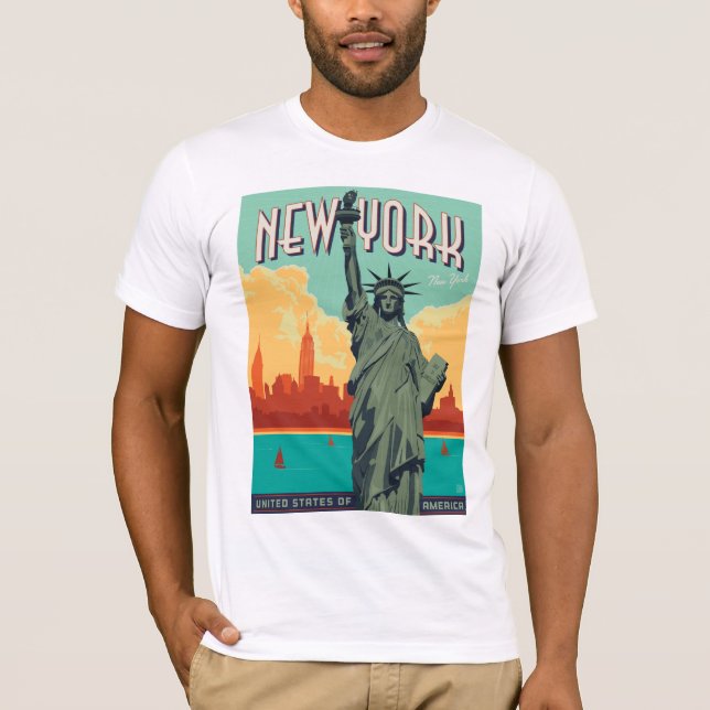 Camiseta NYC - Lady Liberty (Frente)